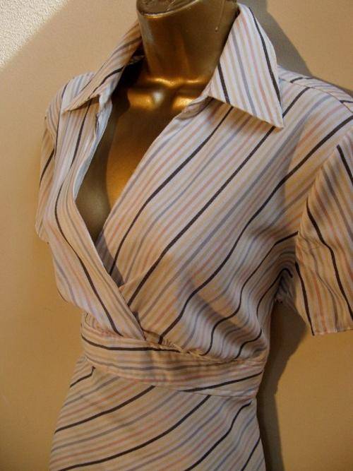 10, 12, 14, 16 / 34, 36, 38, 40 New Ladies back tie office / casual shirt SUMMER WHOLESALE