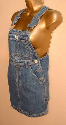 8 / 32 new CALVIN KLEIN denim jean mini dress