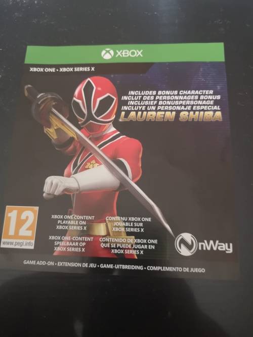 Power Rangers Xbox key