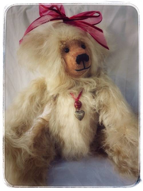 HAND MADE GERMAN MOHAIR TEDDY BEAR