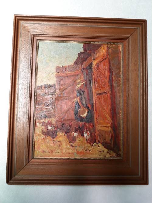 Adriaan Boshoff oil painting