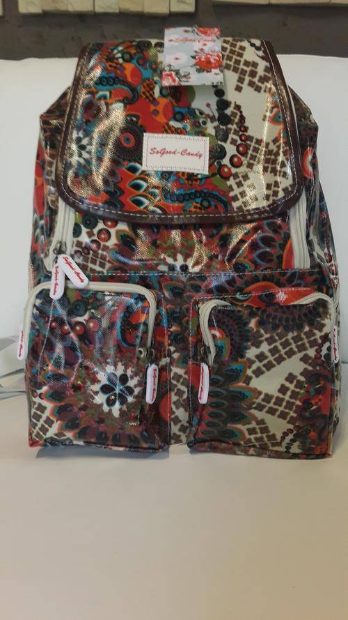 So Good Candy- Backpack Bag with Circular Multi Print