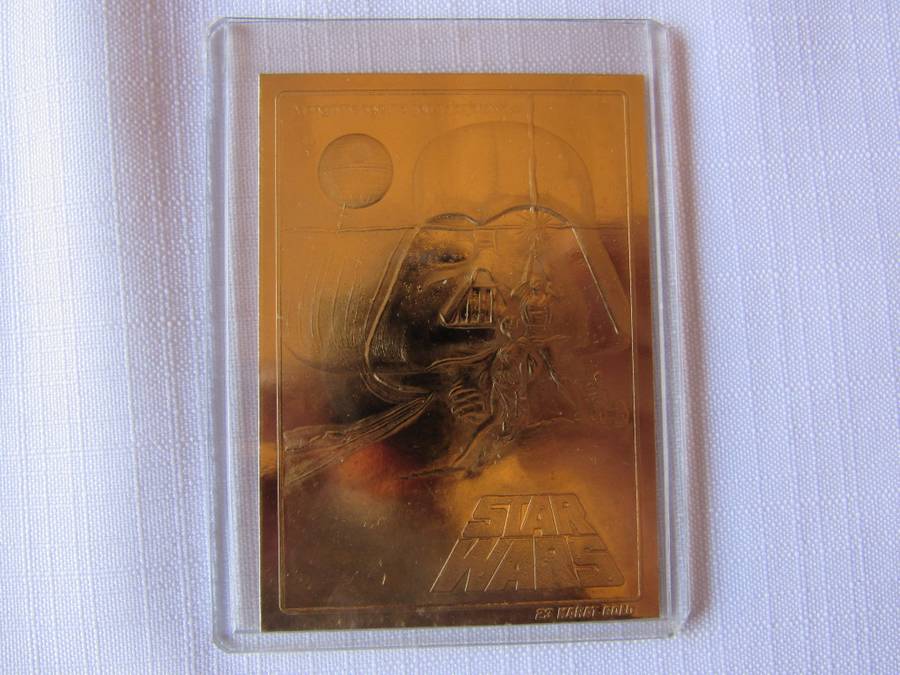 Star Wars 23 ct Gold foil cards