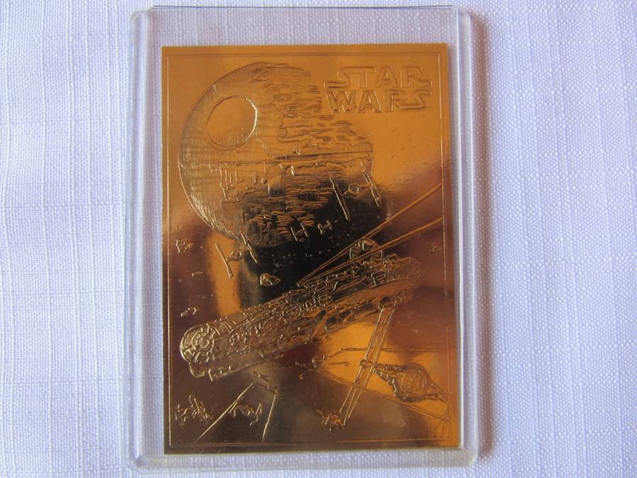 Star Wars 23 ct Gold foil cards