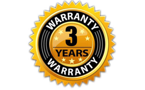 3 Year Warranty