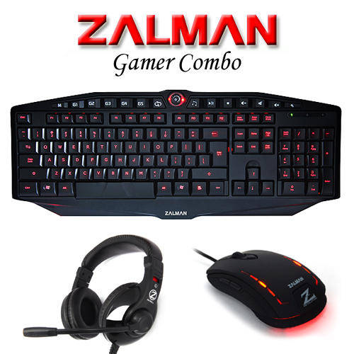 ENDING SOON!! REDUCED PRICE!! Zalman Gamer Combo Deal! BRAND NEW!! (Keyboard / Mouse / Headset)
