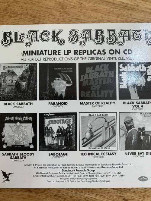 Black Sabbath - The Complete 70`s Replica CD Collection 1970-1978