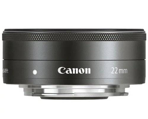 Canon EF-M 22mm f2 STM Lens (Graphite) for Eos M