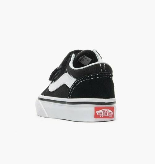 Infants Vans Old Skool V Black White