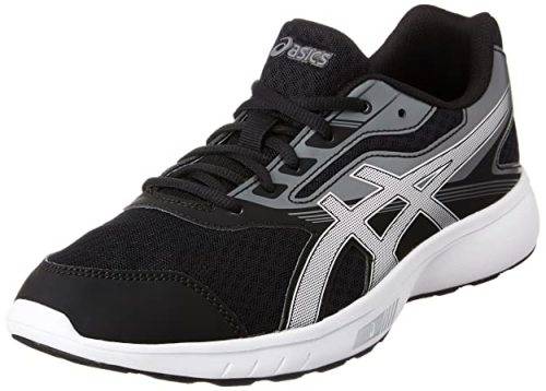 ASICS STORMER T741N-9093 BLACK/SILVER/WHITE UK6