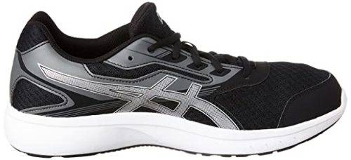 ASICS STORMER T741N-9093 BLACK/SILVER/WHITE UK6