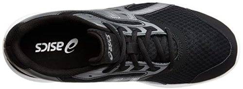 ASICS STORMER T741N-9093 BLACK/SILVER/WHITE UK6