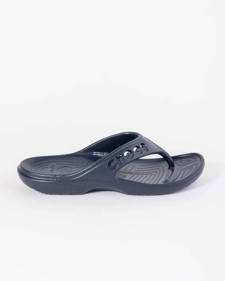 Crocs Baya Flip Flops Navy