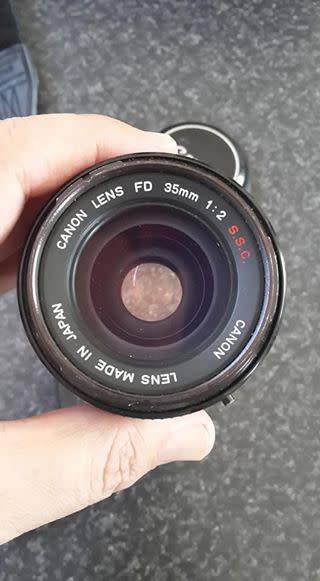 Canon A-1 with 35mm f2 SSC lens