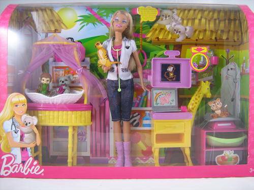 Barbie I Can be a Zoo Doctor Play Set
