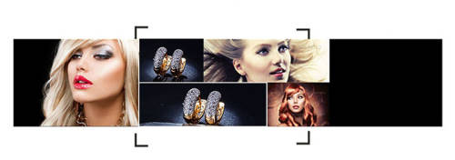 ***EXQUISITE*** ROSE GOLD PLATED EARRINGS WITH CUBIC ZIRCONIA