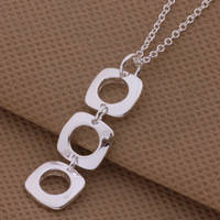 925 SILVER PLATED CHARMING LADIES NECKLACE