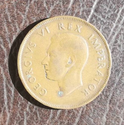 1942 South African Penny, Trench Art