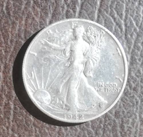 USA, Walking Liberty Half Dollar, 1942