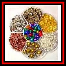"""Closing Down Sale""" Antique Bronze Findings Kit/ Glass pearls & Lampwork Beads