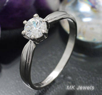 Sparkling 1.25ct Diamond 18ct Gold engagement Ring - SIZE 9