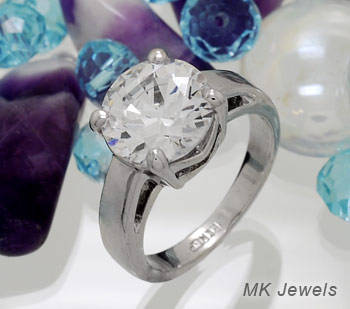!!! WOW !!! 11mm Simulated diamond Ring - Size 8