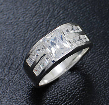 MASSIVE SALE!!! UP TO 60.00% OFF Breathtaking SOLID Sterling Silver Dress Ring - Size 6