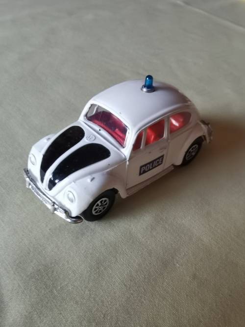 Corgi 373 VW Beetle Police Whizzwheels. Excellent. Not Dinky