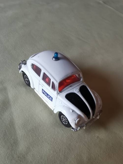 Corgi 373 VW Beetle Police Whizzwheels. Excellent. Not Dinky