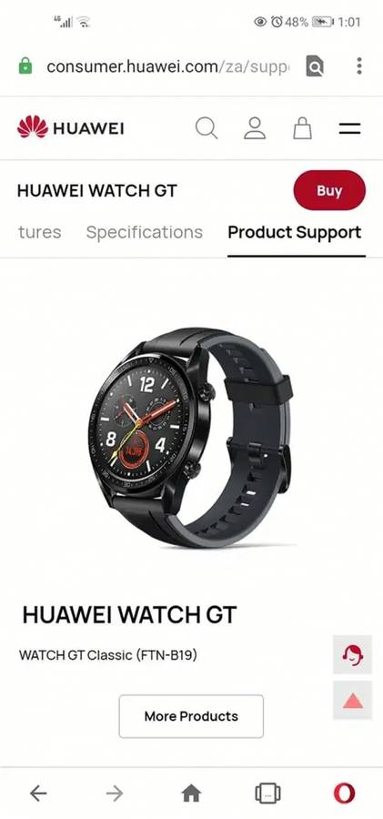 Huawei Watch GT Black Stainless Steel 46mm Still in Box(Sealed)