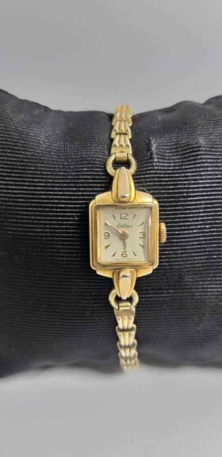 Vintage Certina 12k gold filled, mechanical ladies time piece.