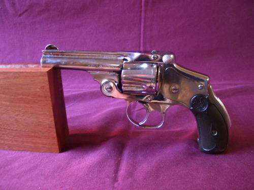 DEACTIVATED!! Vintage Smith & Wesson .38 Spec Revolver, Safety Hammer-less. Circa 1887 to 1940.