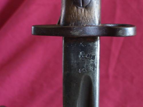 DEACTIVATED !!! 1917 BSA Rifle .303 Cal With Matching 1907 Bayonet And Scabbard. Crazy R1 Start !!!.