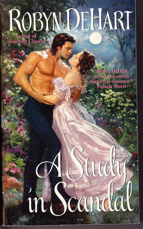 A STUDY IN SCANDAL, by Robyn DeHart paperback almost new