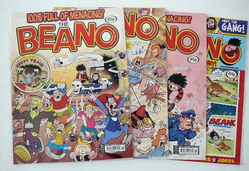THE BEANO magazines 3401, 3402, 3403 and 3404, October 2007 - CLOSING DOWN SALE!