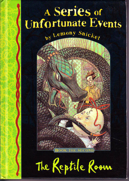 A SERIES OF UNFORTUNATE EVENTS - THE REPTILE ROOM - by Lemony Snicket hardback