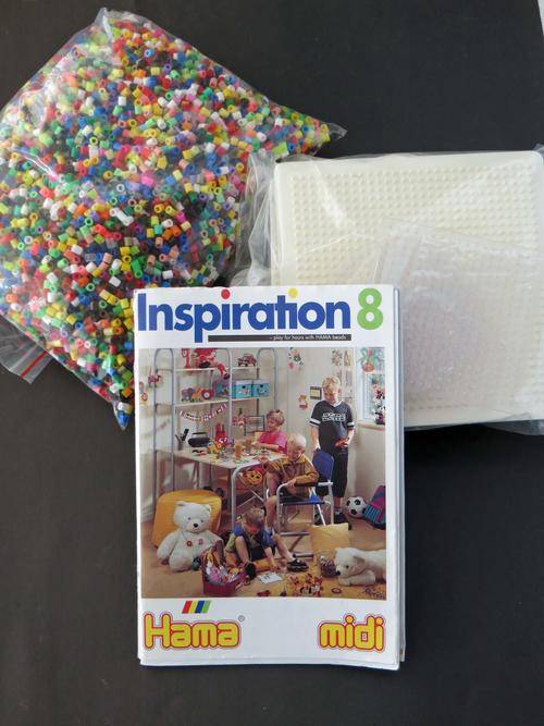 LARGE LOT OF IRONING BEADS WITH TEMPLATES AND INSPIRATION BOOKLET Lot 1 CLOSING DOWN SALE!