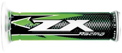 Harris Sport Bike Grips ZX Racing Carbon/Green