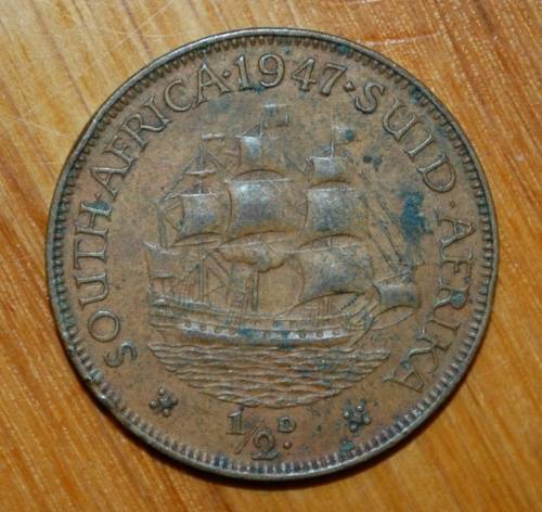 !!! 1947 Half Penny !!!