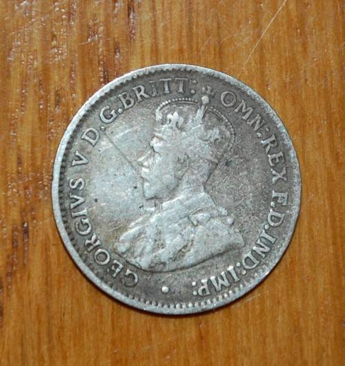 ` Australian 1921M Three Pence `