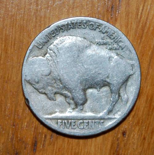 ` American 5 Cent Buffalo Nickel - 1920 `