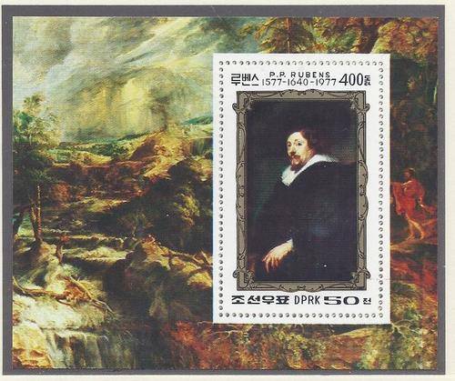 Rubens 400 years series m/sheet superb MNH. North Korea. See below.