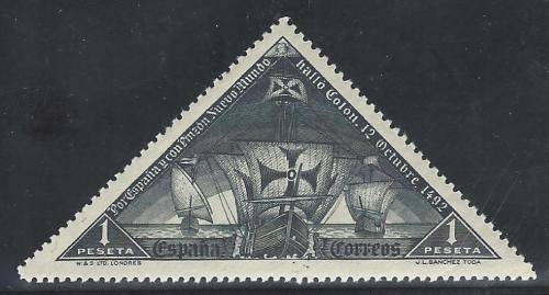 Spain 1930 Scarce Michel 514 Fine mint. CV R 610. See Below.