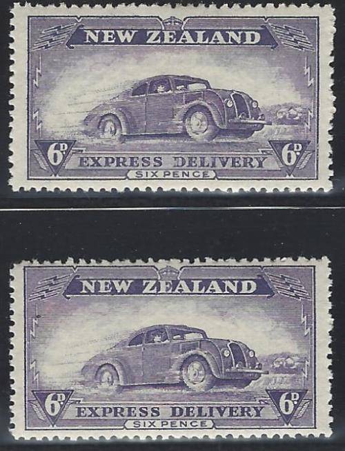 New Zealand 1939 Scarce Inverted watermark and normal superb mint. SG E6/E6w. CV R 1,520. See below.