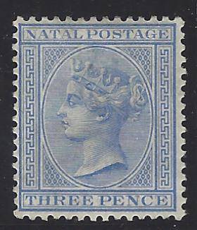 Natal 1884 SG 100 fine mint. CV GB Pounds 160. See below.