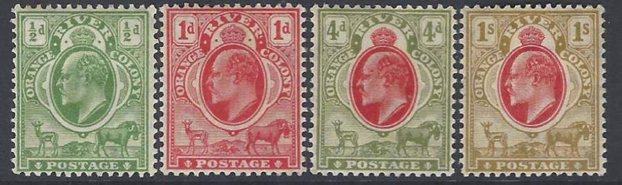 OFS/RC: 1905/9 set of 4 mint. SACC 93/6. CV R 2,670. See below.