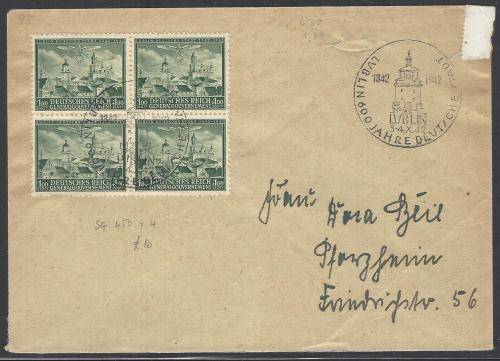 Germany Reich: Group of 5 covers/card. See below.