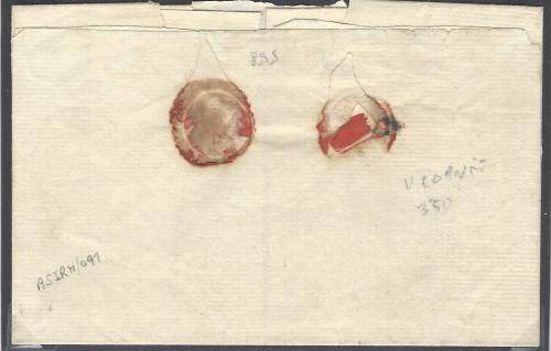 Cape 1800`s Early Veldcornetcy mail D.W. Steyn to P.J. Buisfinne at Swellendam. Scarce. See below.