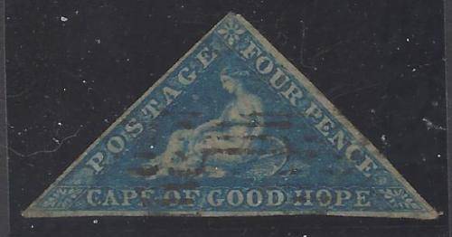 Cape Triangles: Two different 4d blues fine used. See below.