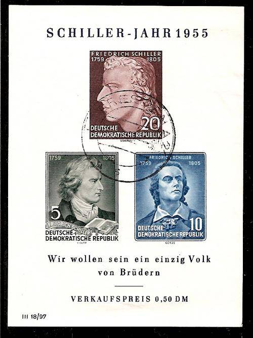 East Germany (DDR) miniature sheet